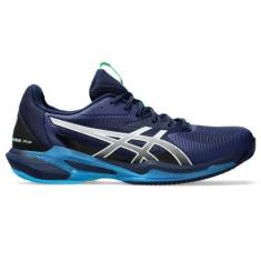 Imagem de Tênis ASICS Solution Speed FF 3 Clay - Masculino - Azul Marinho com Az