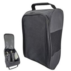 Imagem de CIADAZ Oxford pano saco de sapato de golfe saco de armazenamento respirável tênis organizador com zíper tênis de golfe