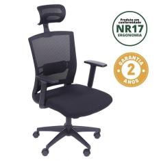 Imagem de Cadeira para Escritório Presidente NR17 Office 3317 Or Design Preto