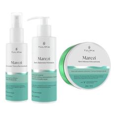 Imagem de Kit Facial Marezi Sabonete Loção Tônica E Mascara Tulipia
