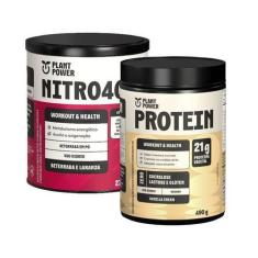 Imagem de Kit Nitrato Nitro400 e Proteína Baunilha Plant Power