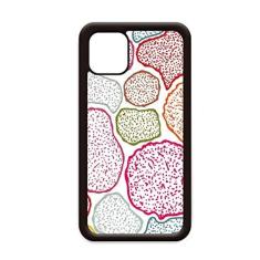 Imagem de Estrutura de células de microscópio coloridas biológica para iPhone 12 Pro Max Capa para Apple Mini Mobile Case