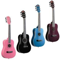 Imagem de Violao Infantil Tagima Kids V2 Cores Preto Azul Rosa Vinho