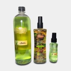 Imagem de Kit Completo Aromatizador Perfume De Ambientes E Veículos Bamboo - Gol