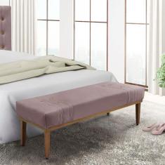 Imagem de Recamier Banqueta Divã Quarto Casal Banco Estofado 0,9 M - Artemis - M