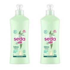 Imagem de Kit 2 Creme De Pentear Seda Babosa + Óleos 300ml