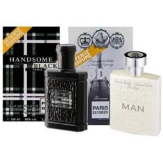 Imagem de Perfume Vodka Man + Handsome Black - Paris Elysees 100ml