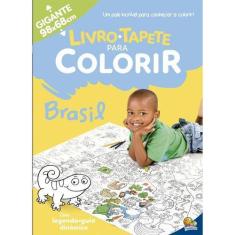 Imagem de Livro - Livro-Tapete para Colorir: Brasil