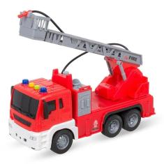 Imagem de Caminhão de Bombeiro Grande c/ Jato de Água Luz Som Quanhe