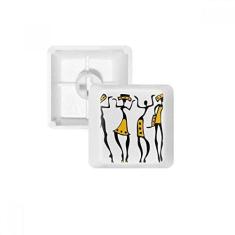 Imagem de Kit de atualização de jogos PBT Teclado mecânico para desenho de totems s aborígenes da Primitive Africa