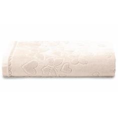 Imagem de Toalha de Banho Dohler Romance 100% Algodão Jacquard Felpuda Aveludada