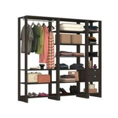 Imagem de Estante Closet Yes com 2 Gavetas e 13 Nichos - Grafite