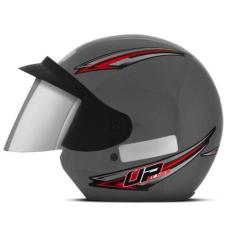 Imagem de Capacete Aberto Feminino Masculino Mixs Up, PRATA, 56