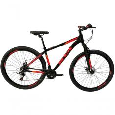 Imagem de Bicicleta Aro 29 Gta 21v Cambios Shimano Start Preta Vermelha