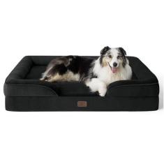 Imagem de Cama de cachorro Bedsure Orthopaedic xl para cães extra grandes preta