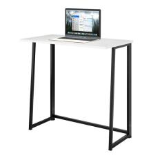Imagem de Escrivaninha Dobrável Fit Branca e Preta