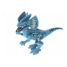Imagem de Boneco Blocos De Montar Dinossauro Jurássico White Blue - Mega Block T