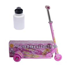 Imagem de Patinete 3 Rodas Dm Toys 50kg Brinquedo Menina + Squeeze