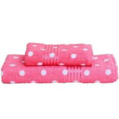 Imagem de Jogo de Toalhas 2 peças Banho e Rosto 100% Algodão Felpuda Dohler Pris