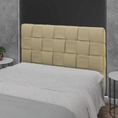 Imagem de Cabeceira King 195Cm Linho Ravena Simbal Creme