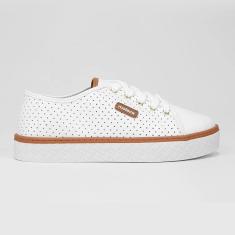Imagem de Tenis Feminino Casual Moleca Plataforma Perfuros-Feminino