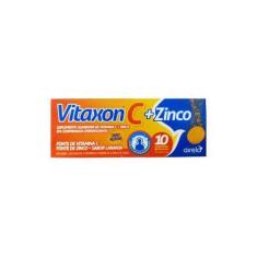Imagem de Vitamina C + Zinco Efervescente Laranja - Vitaxon (10 Comprimidos) - A