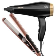 Imagem de Secador De Cabelo Gama Italy 2200W Ions Profissional Motor Ac Gold Ole