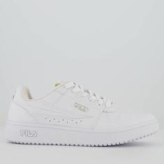 Imagem de Tênis Fila ACD Classic Feminino Branco e Prata-Feminino