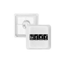 Imagem de Lucky Chemical Element Science Keycap Kit de atualização de teclado mecânico PBT para jogos