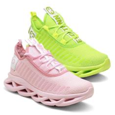 Imagem de Kit de 2 Tênis Trança Evoltenn e Verde Leve Confortável-Feminino
