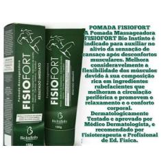 Imagem de Kit Com 10 Pomada Fisiofort Massageadora Bio Instinto 150G