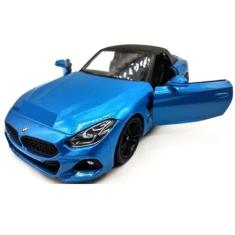Imagem de Miniatura Carro Ferro Coleção Fricção Bmw Z4 Possui detalhes