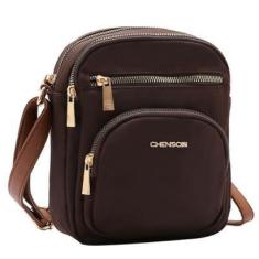 Imagem de Bolsa Chenson Feminina Nylon Microfibra Transversal 3184588-Feminino