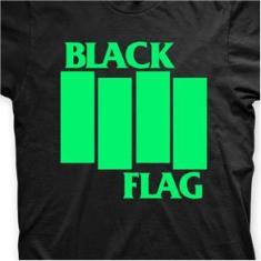 Imagem de Camiseta Black Flag  e Verde em Silk 100% Algodão