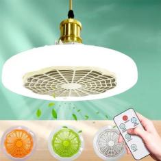 Imagem de Iluminação E Refrescância Ventilador Led Teto Com Controle - Correia E