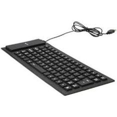 Imagem de Teclado Flexivel Com Fio Para Pc