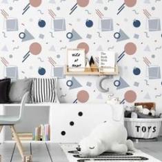 Imagem de Papel De Parede Adesivo Geométrico N07092 0,58X3,00M