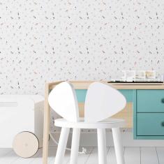 Imagem de Papel De Parede Adesivo Libélulas Coloridas N03129 R 0,58X3M