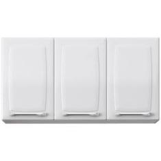 Imagem de Armário Aéreo Triplo Itatiaia Luce com 3 Portas e 2 Prateleiras - 105cm de largura