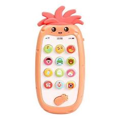 Imagem de Tempaty Brinquedo para celular com música leve e sons de silicone mordedor de bebê multifuncional brinquedo smartphone para bebês bebês crianças de 6 meses +