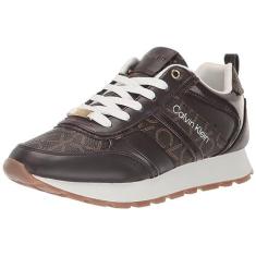 Imagem de Calvin Klein Tênis feminino Carlla, Marrom Multi 211, 36