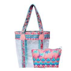 Imagem de Bolsa Feminina Impermeavel Com Necessaire Coqueiros Magicc Bolsas