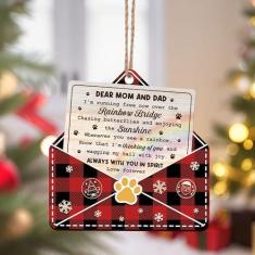 Imagem de Presentes em memória de cães para perda de cachorro - Enfeites de Natal em memória de cachorro - Apanhador solar para perda de cachorro - Presente de lembrança de cachorro - Ornamentos de cachorro