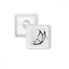 Imagem de Simple Vintage Flying Black Butterfly teclado mecânico PBT kit de atualização para jogos