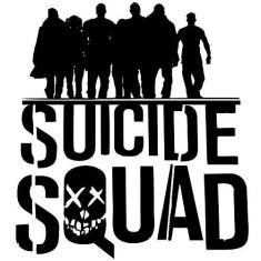 Imagem de Adesivo de Parede Suicide Squad Sombras