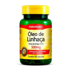 Imagem de Oleo de Linhaca 60 Capsulas 500mg Loja Maxinutri