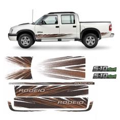 Imagem de Kit de Adesivo Faixa Lateral S10 Rodeio 2011 4x4 Verde