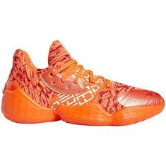 Imagem de adidas Harden Vol. 4 Shoe - Men's Basketball Scarlet/White/Solar Orange