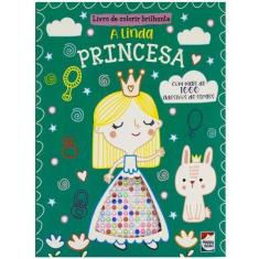 Imagem de Livro - Livro de Colorir Brilhante: A Linda Princesa
