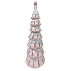 Imagem de Árvore de Natal Rosa em Resina 40x14,5CM Florarte 60002